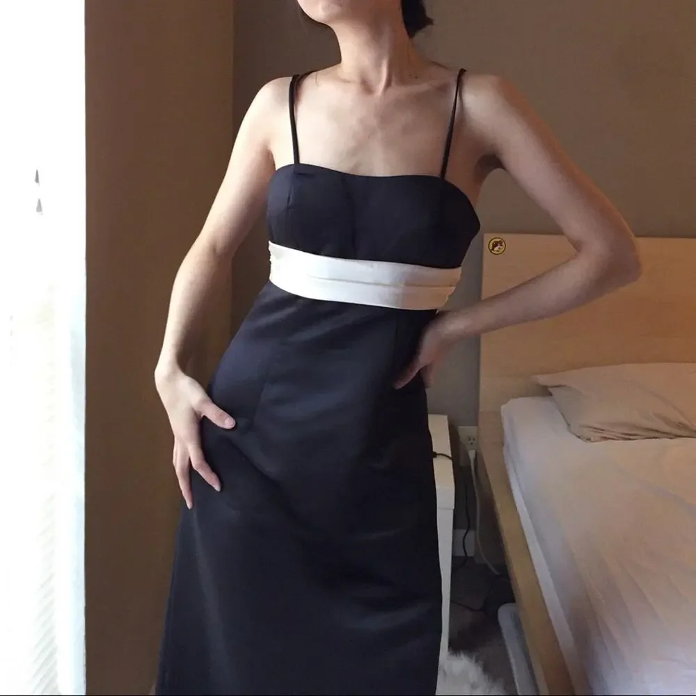 NWT Bill Levkoff Classics Satin Cocktail Gown-MA5 - Picture 1 of 8